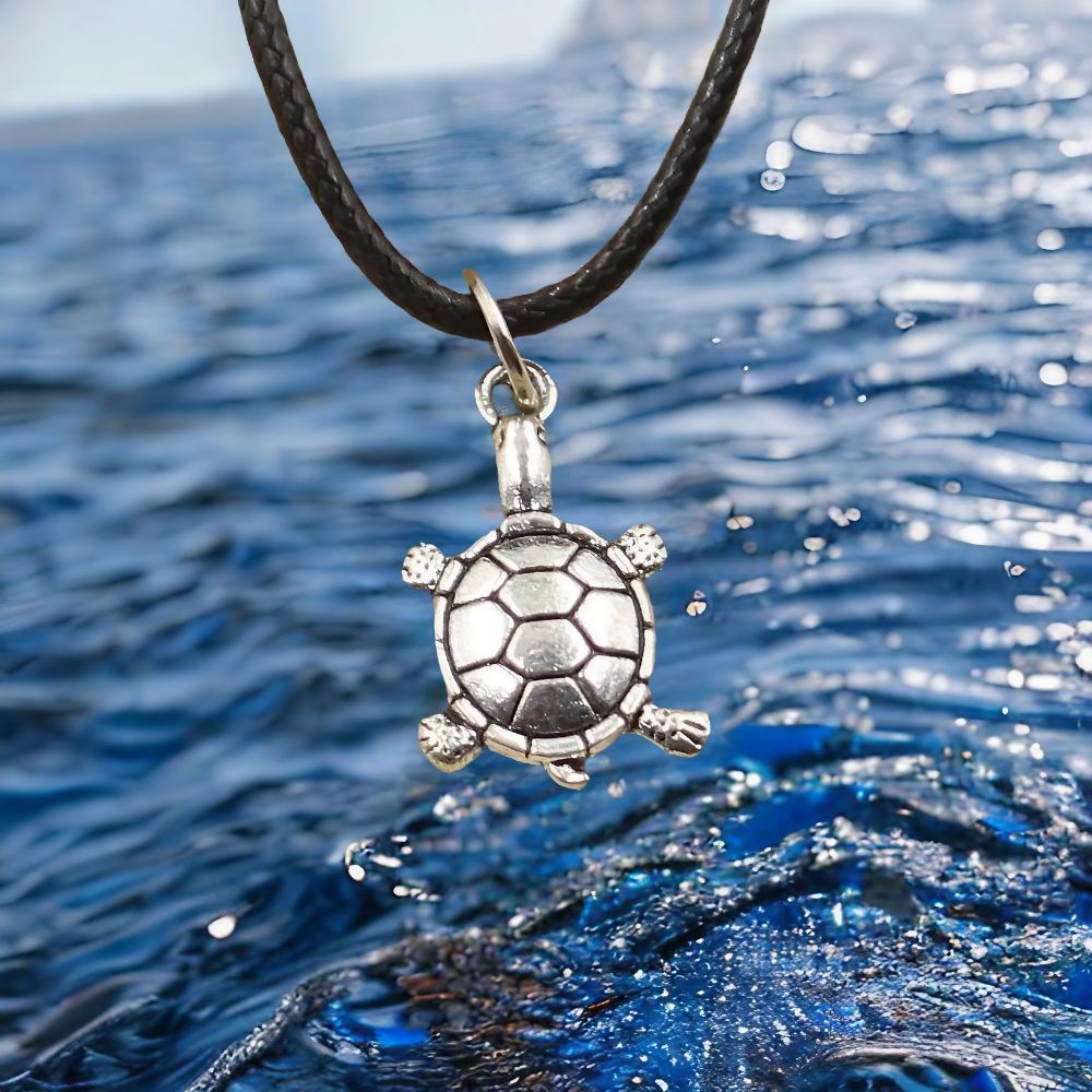 Pendentif tortue argent - Mer Aux Trésors