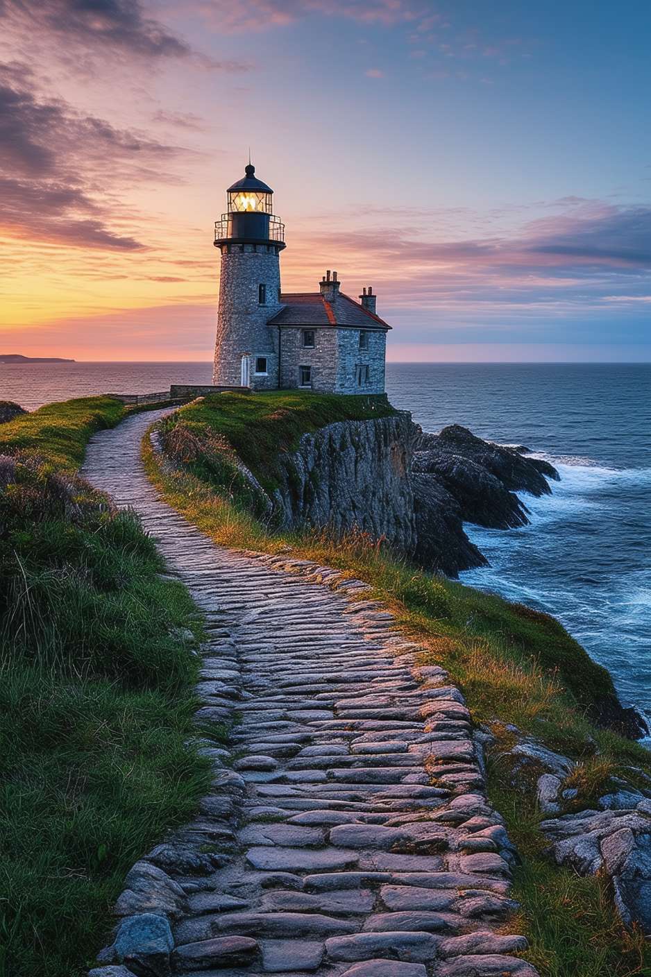 Poster Bretagne LUMIÈRES DU SOIR
