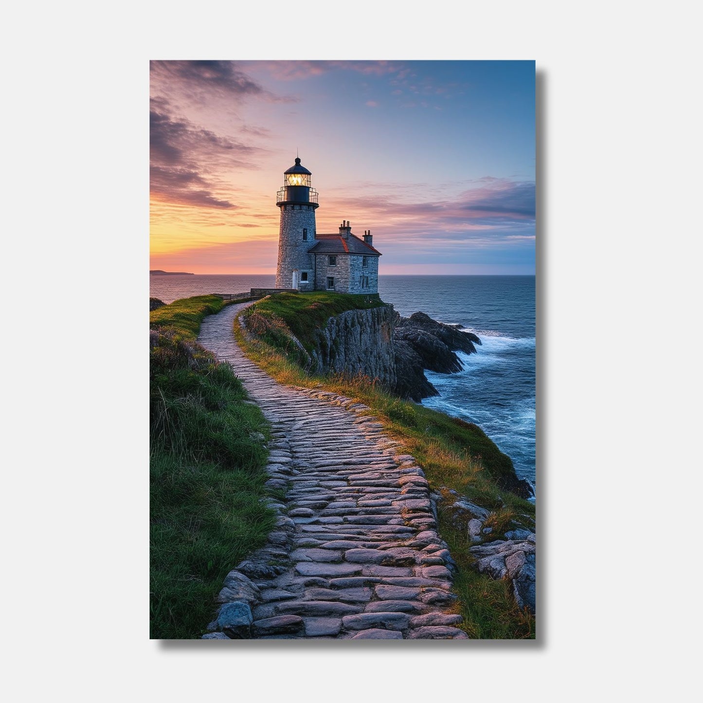 Poster Bretagne LUMIÈRES DU SOIR