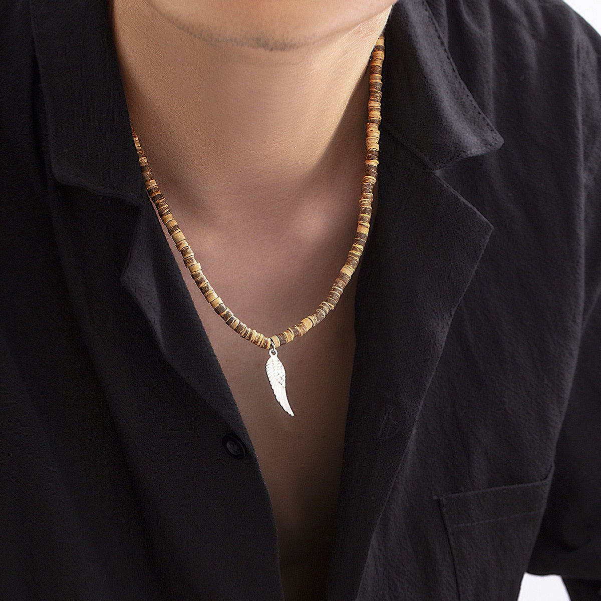 Collier heishi homme - Mer Aux Trésors