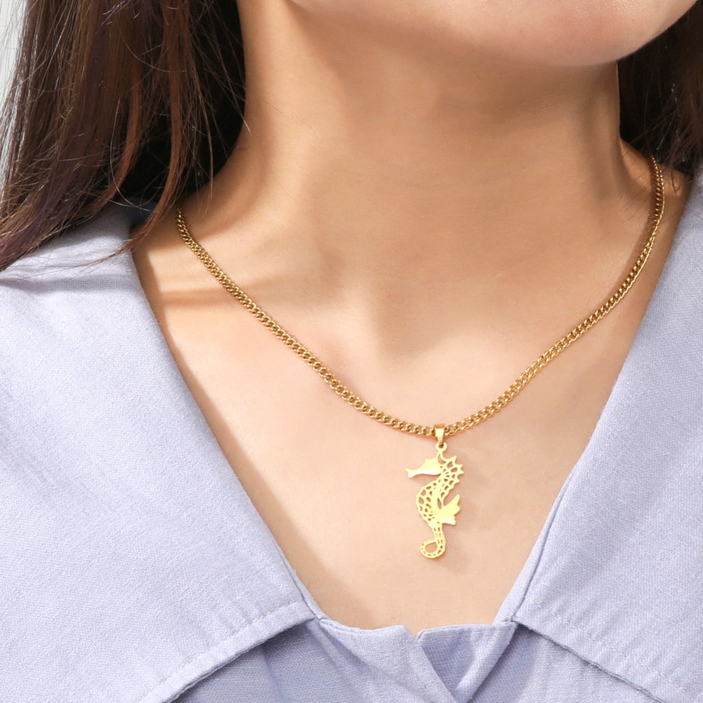 Collier hippocampe - Mer Aux Trésors
