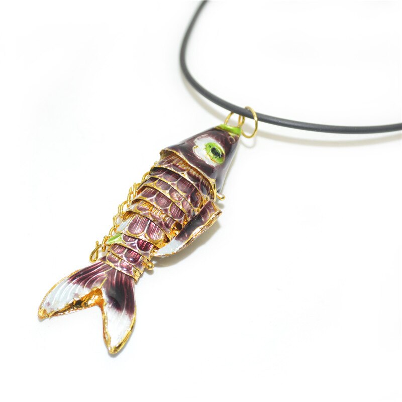 Pendentif poisson articulé - Mer Aux Trésors