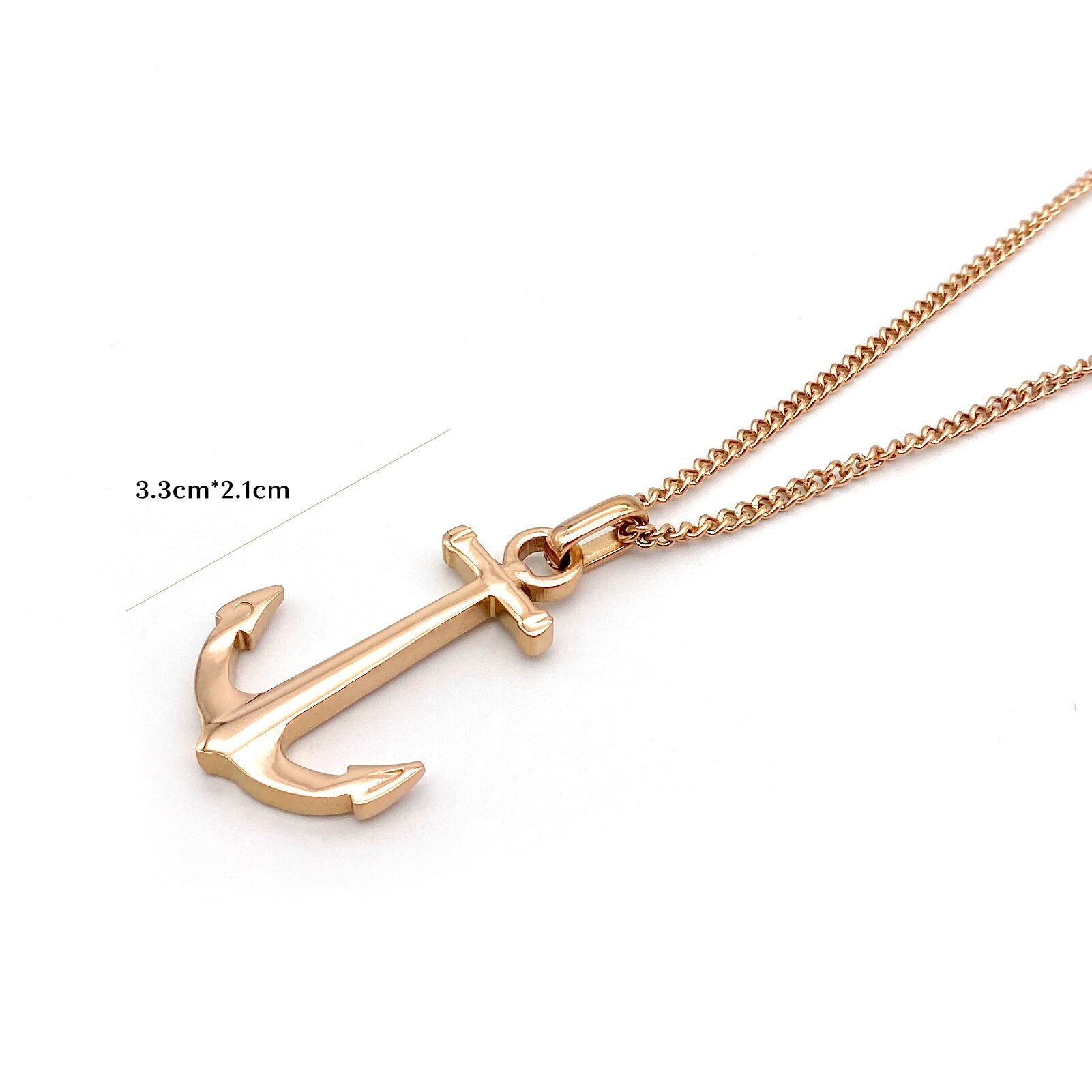 Pendentif ancre marine or - Mer Aux Trésors