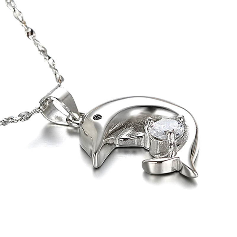 Pendentif dauphin argent - Mer Aux Trésors