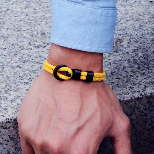 Bracelet homme marin avec manille RIGGER