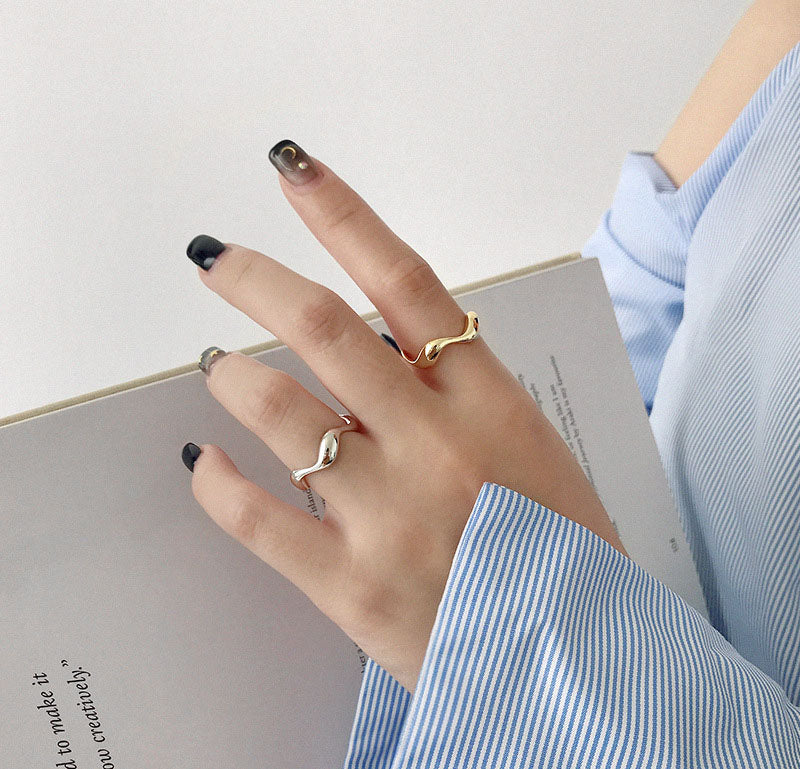 Bague la vague de l'océan KAIKA