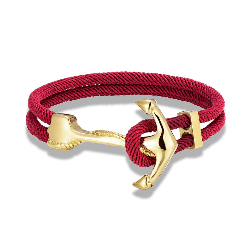 Bracelet ancre marine homme - Mer Aux Trésors