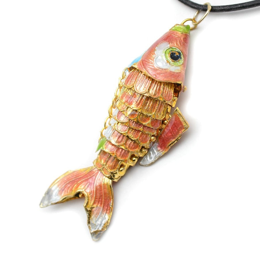 Pendentif poisson articulé - Mer Aux Trésors