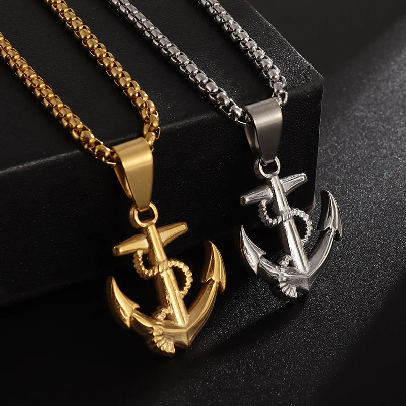 Collier ancre marine homme ARGO