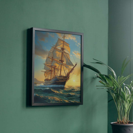 NAUTILUS boat painting
