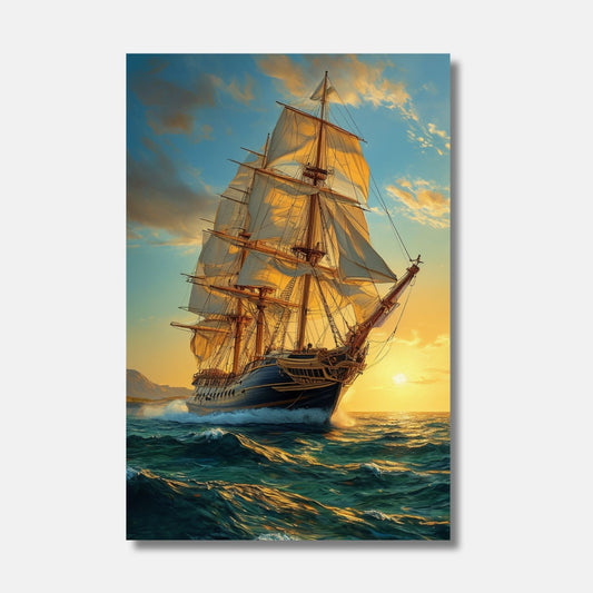 NAUTILUS boat painting
