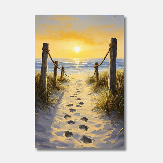 SANDY sea painting