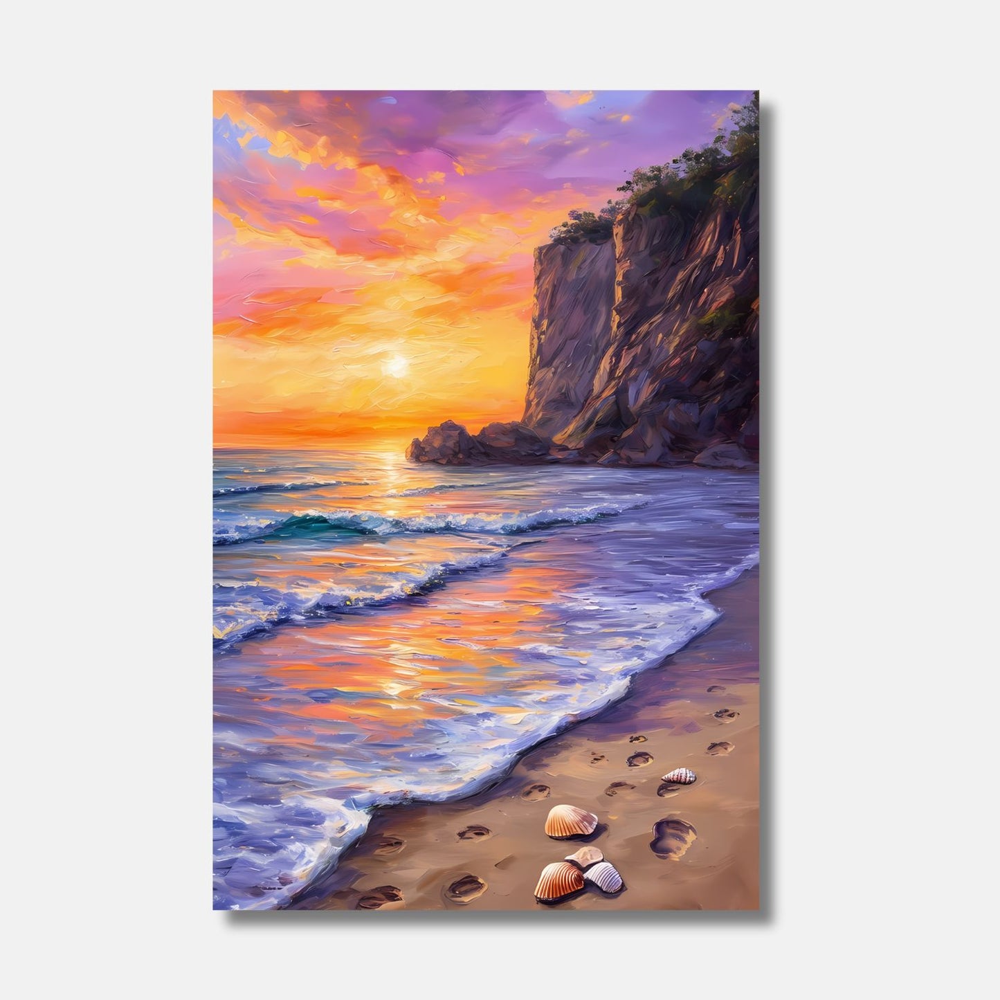 Tableau peinture mer et plage MARIPEINT