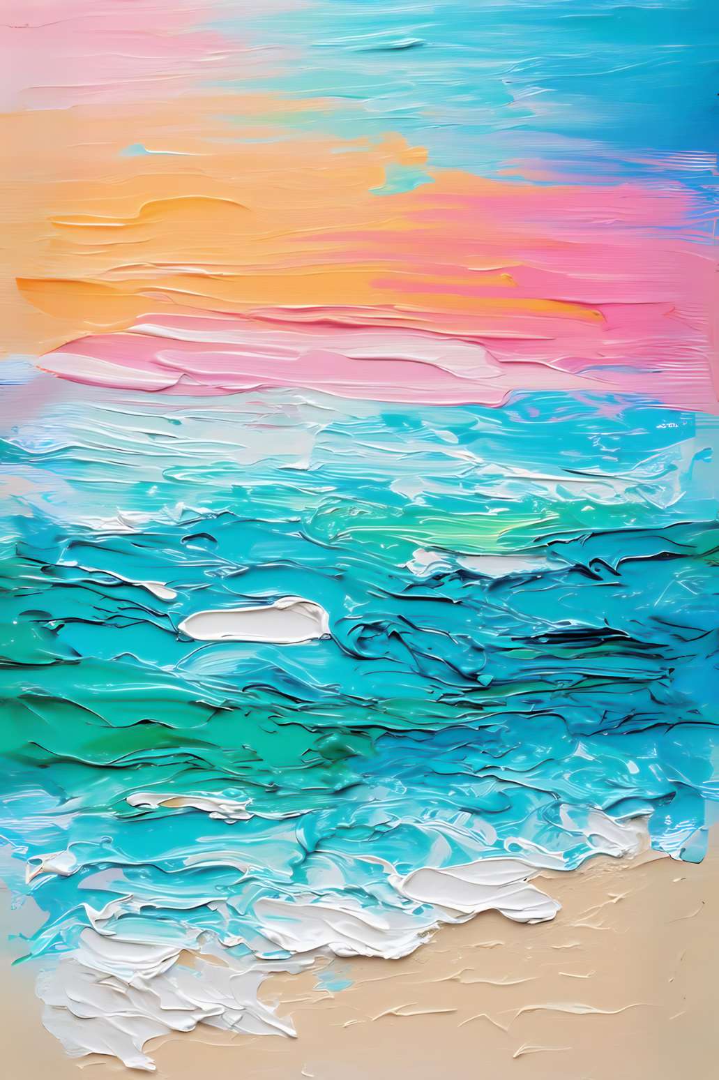 Brittany RIVAGE seaside painting