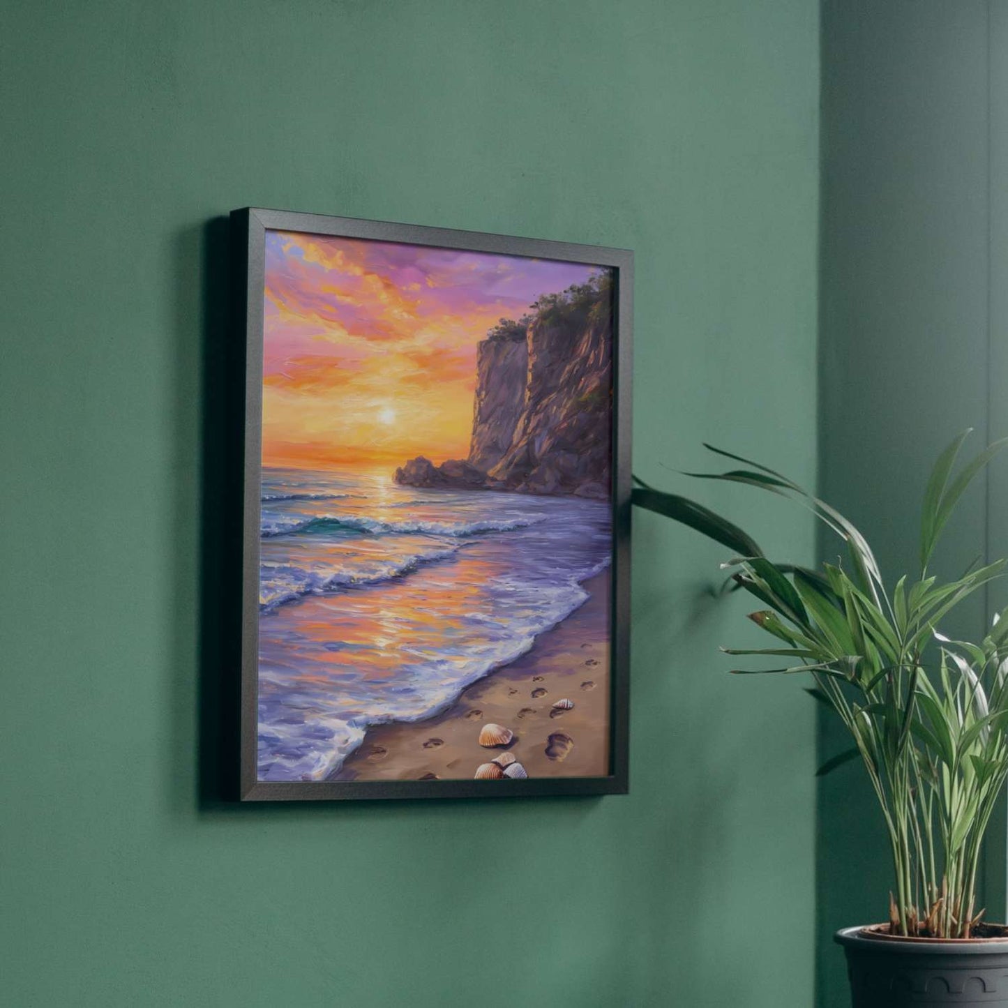 Tableau peinture mer et plage MARIPEINT