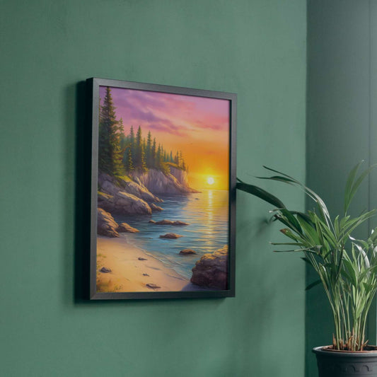 Brittany RIVAGE seaside painting
