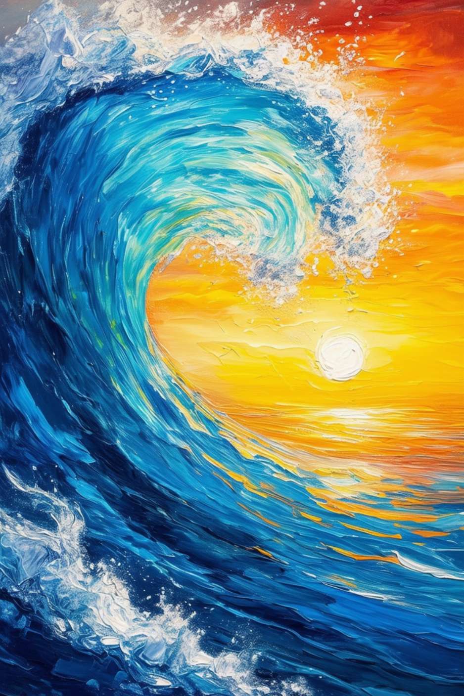 Painting on the AZURINE sea