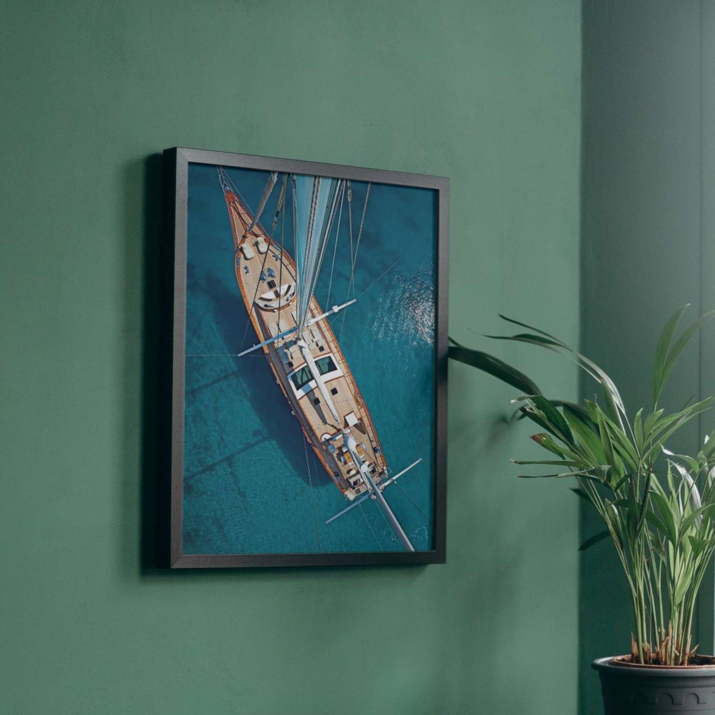 Tableau voilier moderne HORIZON ÉTHÉRÉ