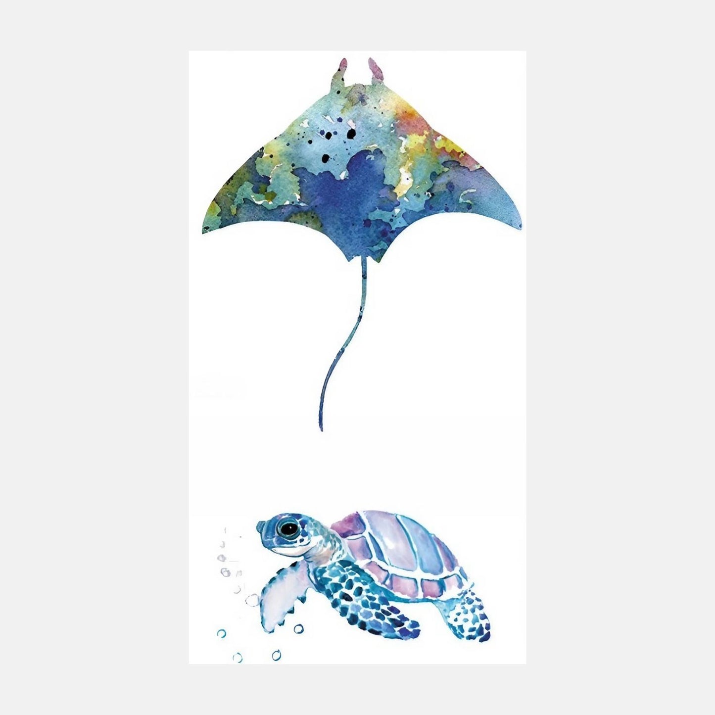 TOTEMA female turtle tattoo