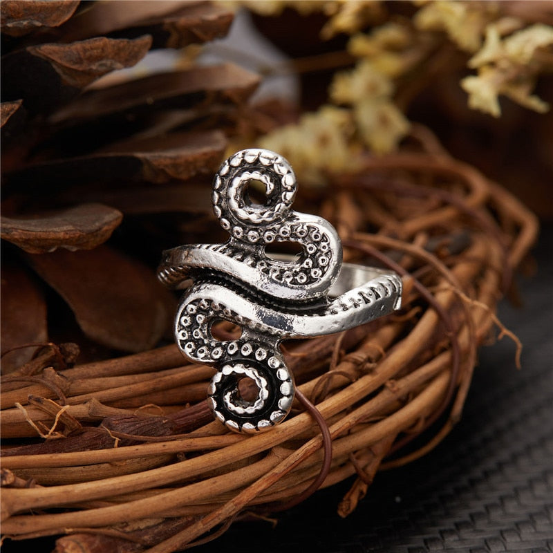 Bague pieuvre - Mer Aux Trésors