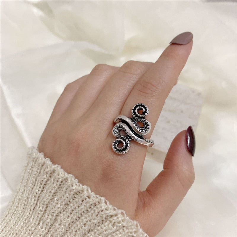 Bague pieuvre - Mer Aux Trésors