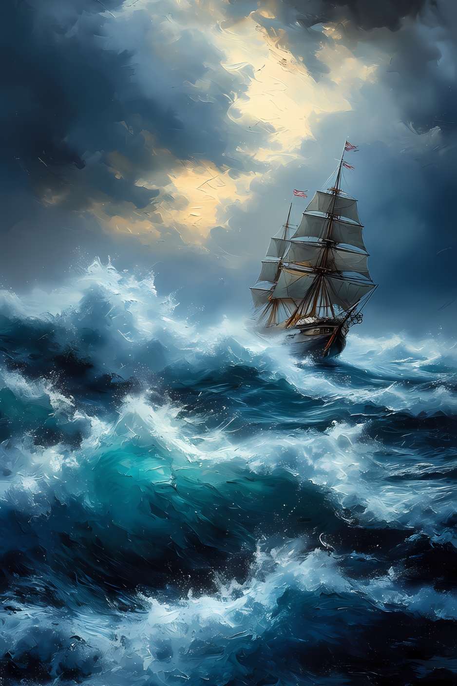 Tableau marin ALBATROS