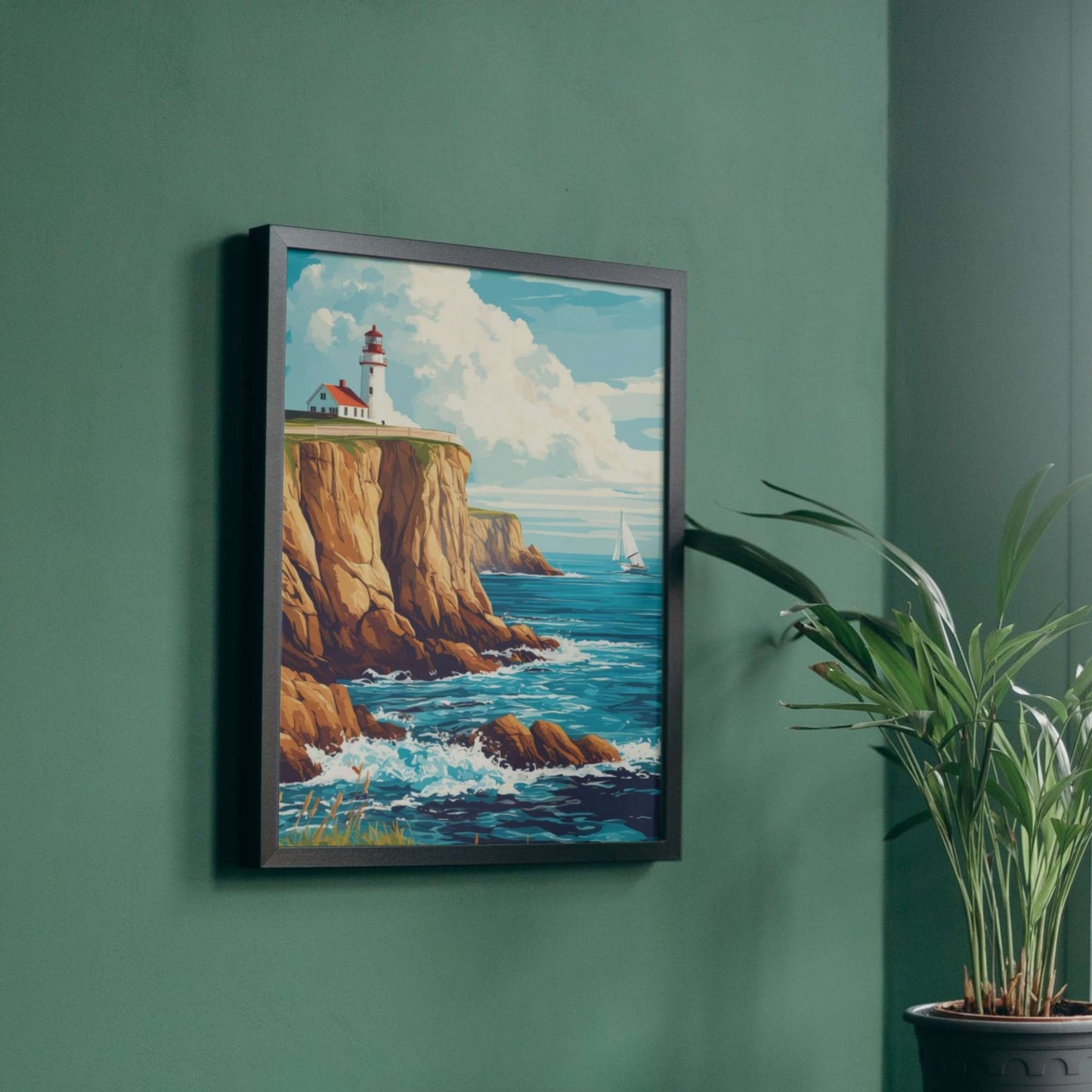 Brittany RIVAGE seaside painting