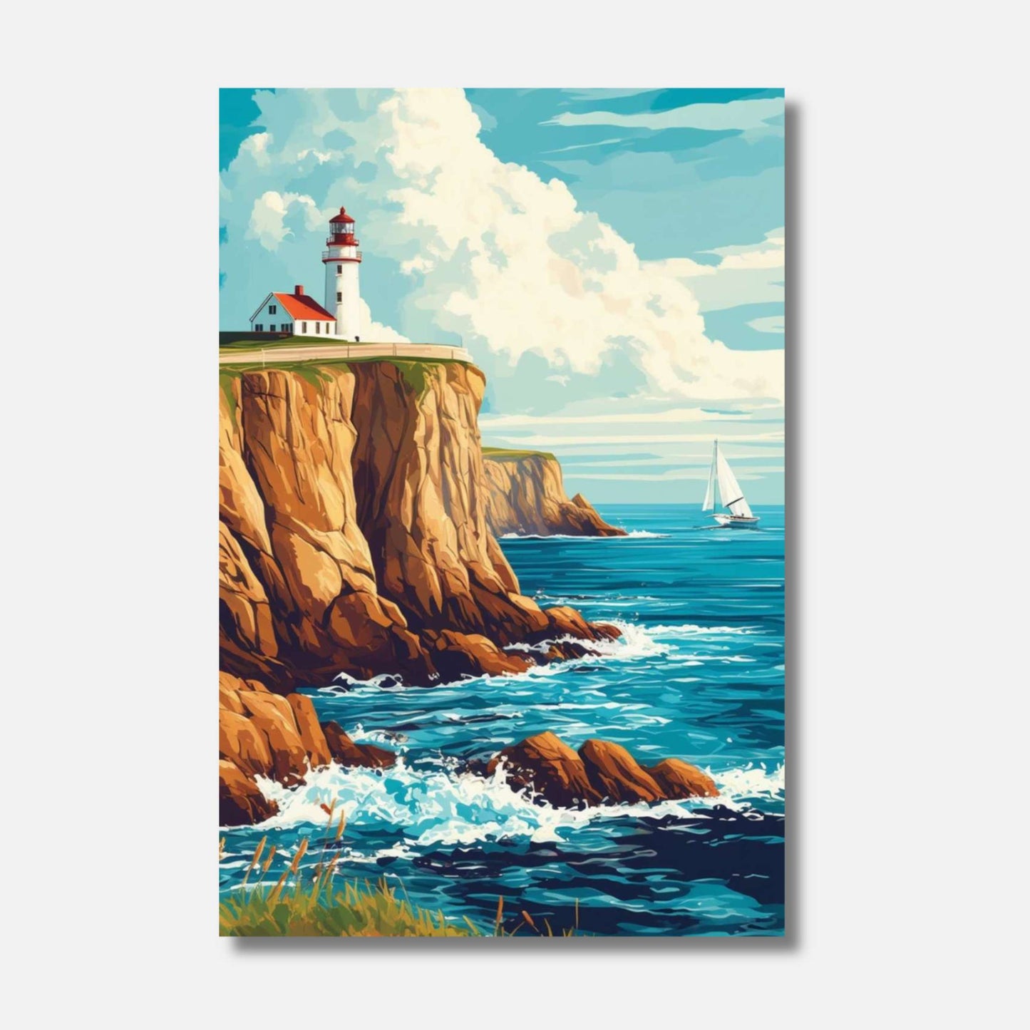 Brittany RIVAGE seaside painting