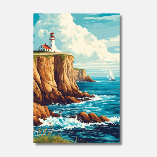Poster mer Bretagne FIER DÉFENSEUR