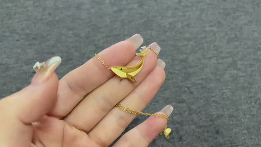 Pendentif baleine or GOLDWHALE