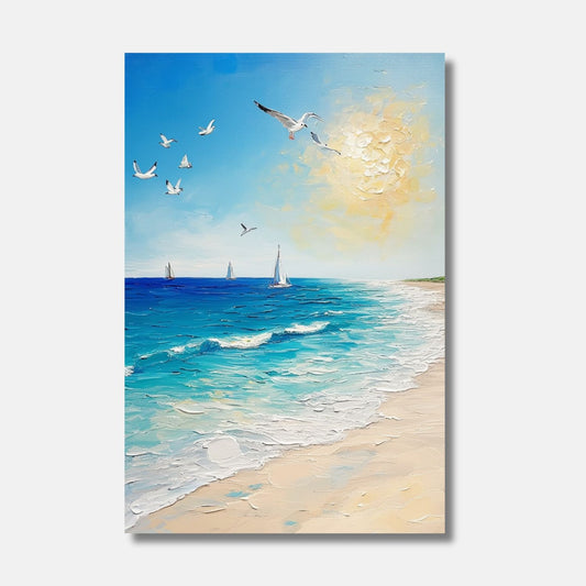 Tableau plage mer SEABREEZE