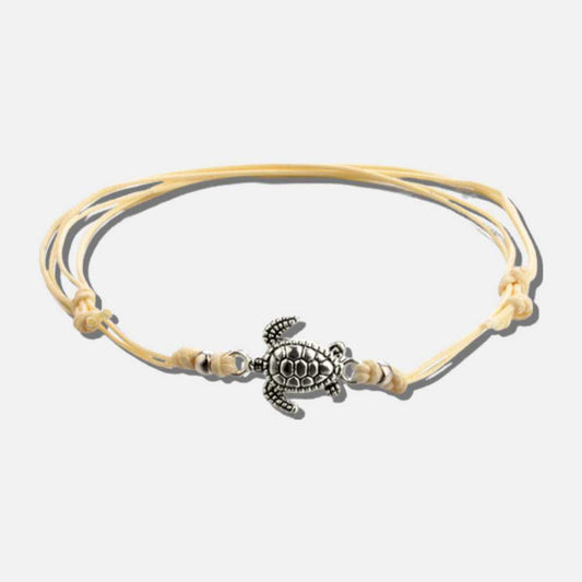 Bracelet de cheville crème tortue HOLIKA - Mer Aux Trésors
