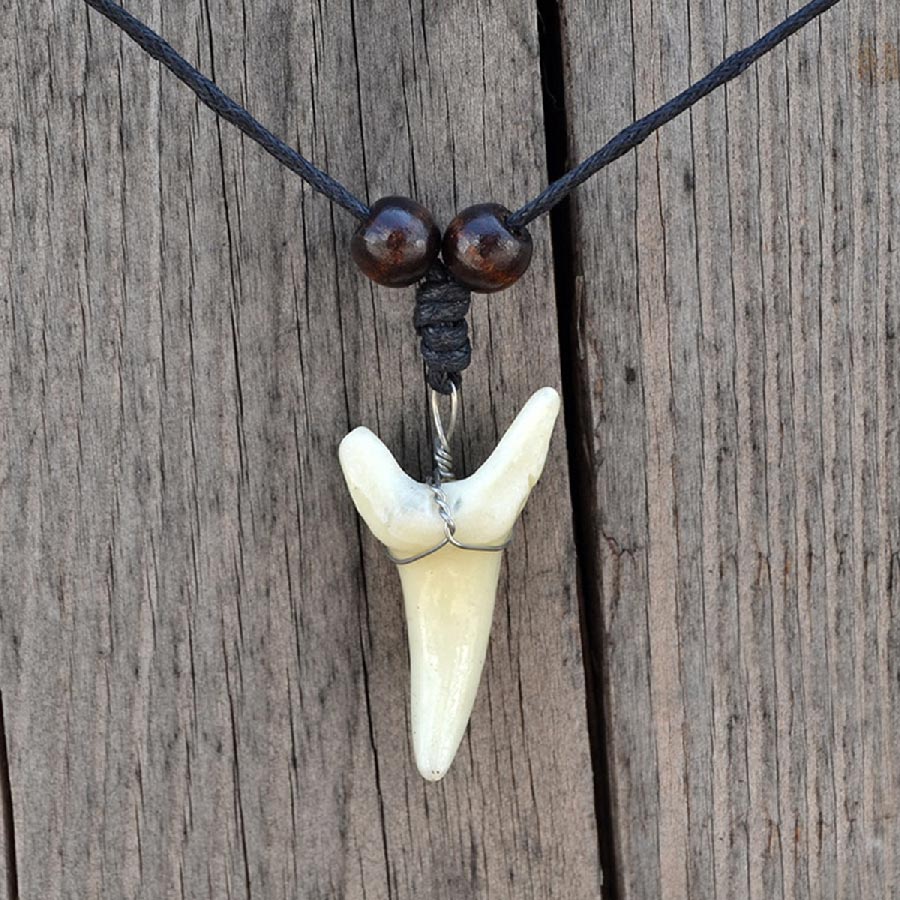 Collier dent de requin porte bonheur - Mer Aux Trésors