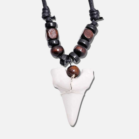 Collier dent de requin tribal - Mer Aux Trésors