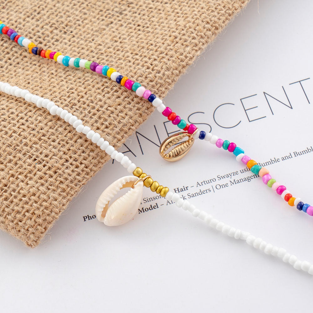 Collier coquillage tahitien - Mer Aux Trésors