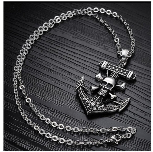 Collier ancre marine - Mer Aux Trésors