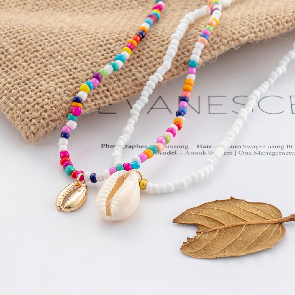 Collier coquillage tahitien - Mer Aux Trésors