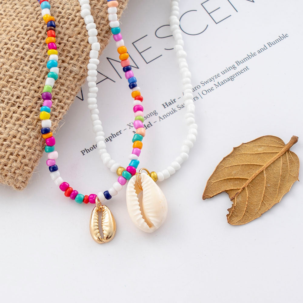 Collier coquillage tahitien - Mer Aux Trésors