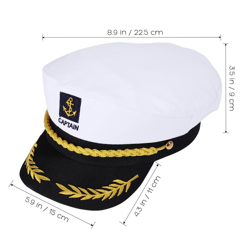 Casquette de marin noire et blanche - Mer Aux Trésors