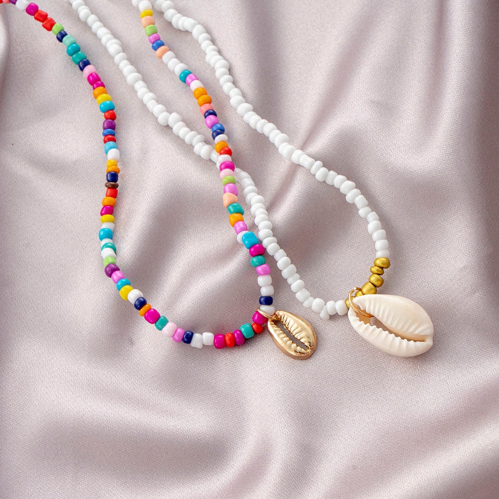 Collier coquillage tahitien - Mer Aux Trésors
