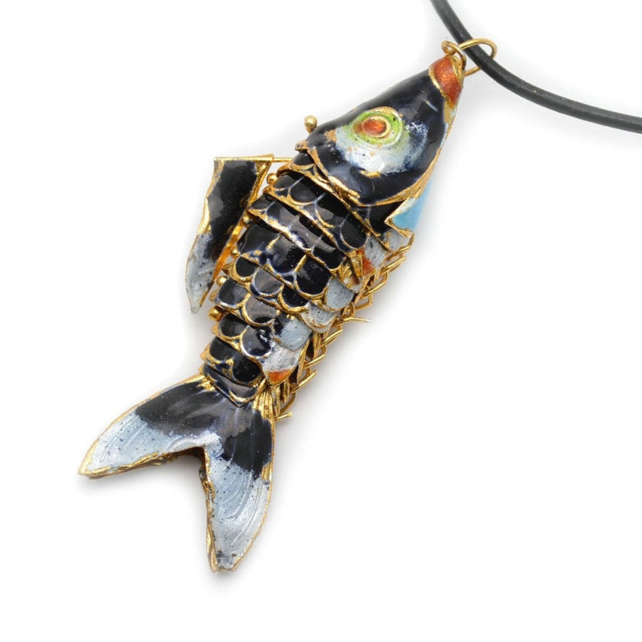 Pendentif poisson articulé - Mer Aux Trésors
