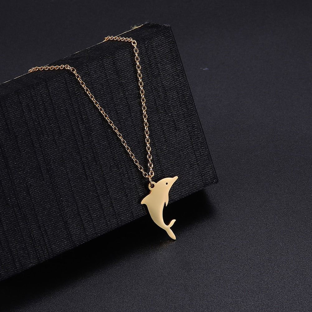 Pendentif dauphin or - Mer Aux Trésors