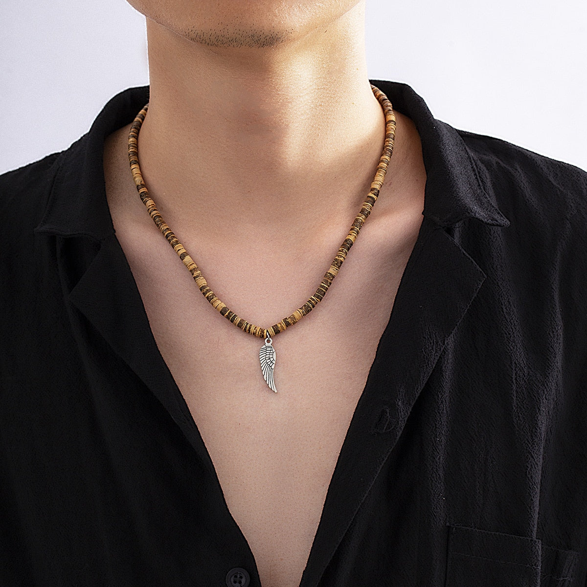 Collier heishi homme - Mer Aux Trésors