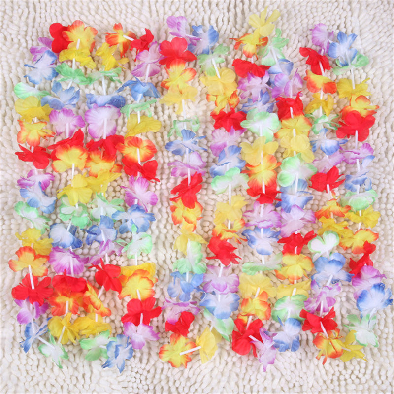 Collier de fleurs hawaïen (x100) - Mer Aux Trésors