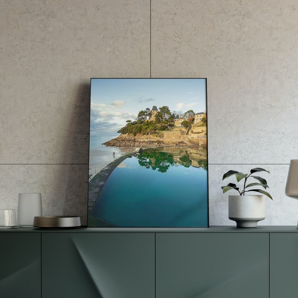 Tableau Plage et piscine en Bretagne - Mer Aux Trésors