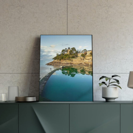 Tableau Plage et piscine en Bretagne - Mer Aux Trésors