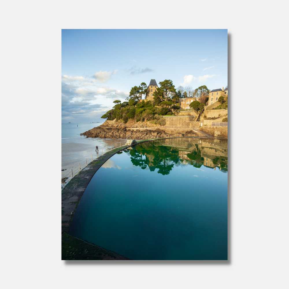 Tableau Plage et piscine en Bretagne - Mer Aux Trésors