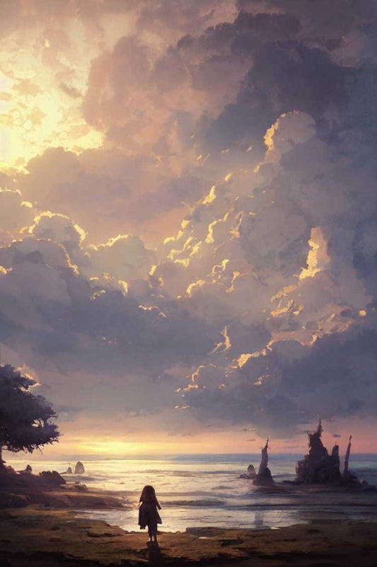 Tableau paysage mer - Mer Aux Trésors