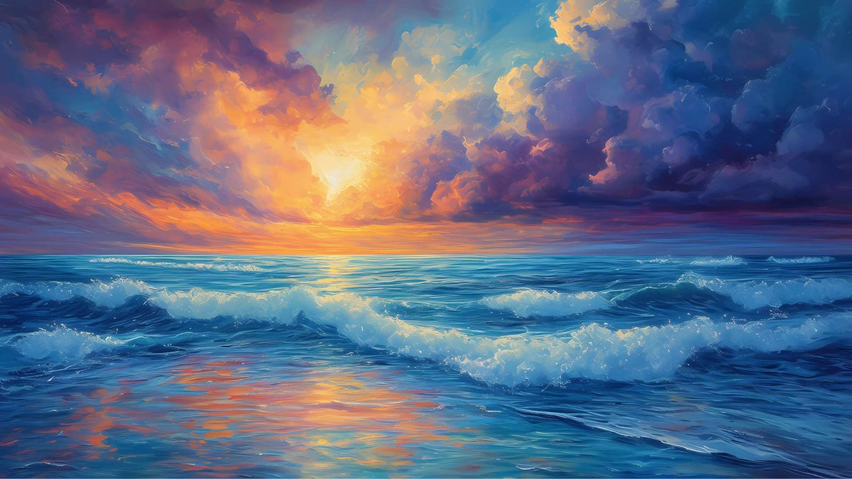 Faire une peinture de la mer facilement débutant – Mer Aux Trésors