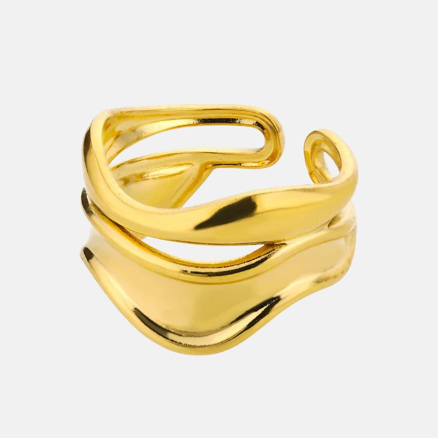 ONDINA double wave ring